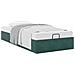 Struttura Letto Pouf Senza Materasso 80x200 cm Velluto - Foto miniatura 5