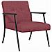 poltrona Rosso Vino 59 x 75 x 78 cm Tessuto - Foto miniatura 1