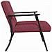 poltrona Rosso Vino 59 x 75 x 78 cm Tessuto - Foto miniatura 5