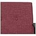 poltrona Rosso Vino 59 x 75 x 78 cm Tessuto - Foto miniatura 7