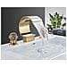 Rubinetto per lavabo da bagno, Blackswan, Cascada tipo M27, modello oro, misura 17,5 cm - Foto miniatura 3