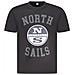T-shirt maschile a maniche corte nera - Colore: Nero, Taglia: 3XL - Foto miniatura 1