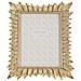 Cornice Portafoto Molas In Resina Oro Con Raggi A Petali 15x20 - Foto miniatura 2