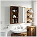 Armadio da bagno a muro Legno vecchio 30 x 14 x 70 cm - Foto miniatura 4