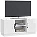 Mobile TV Bianco Lucido 102 x 34,5 x 47 cm Legno ingegnerizzato - Foto miniatura 2