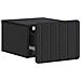 Mobiletto da notte a muro 2 pcs Nero 33 x 34,5 x 24 cm - Foto miniatura 4