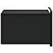Mobiletto da notte a muro 2 pcs Nero 33 x 34,5 x 24 cm - Foto miniatura 6