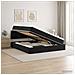 Letto con Contenitore con testiera Nero 180 x 200 cm Velluto - Foto miniatura 2