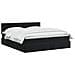 Letto con Contenitore con testiera Nero 180 x 200 cm Velluto - Foto miniatura 3