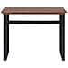 Scrivania Naturale Legno di teak solido 100 x 45 x 75cm - Foto miniatura 2