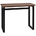 Scrivania Naturale Legno di teak solido 100 x 45 x 75cm - Foto miniatura 4