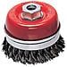 Spazzola a Tazza per Smerigliatrice Filo Ritorto 0,5 mm Ø 125X33 mm Filetto 14Ma - Foto miniatura 2