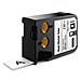 Nastro per Etichettatrice Formato 12 x 2.7 m Nero su Bianco - Foto miniatura 1