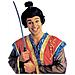 Parrucca Corta In Stile Samurai Uomo Taglia Unica - Foto miniatura 1