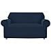 Copridivano E Copri Poltrona Antimacchia Sof&agrave; Elasticizzato Modello Magico Div 4Posti Blu - Foto miniatura 1
