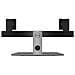 Supporto per Doppio Monitor fino a 27" Colore Alluminio Nero - Foto miniatura 1