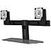 Supporto per Doppio Monitor fino a 27" Colore Alluminio Nero - Foto miniatura 7