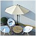 Ombrellone Balcone Palo in Alluminio Sabbia 270x135 cm - Foto miniatura 1