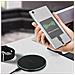 Pack Carica Qi E Connettore Di Trasformazione Micro Usb Ricarica Wireless Nero - Foto miniatura 2