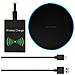 Pack Carica Qi E Connettore Di Trasformazione Micro Usb Ricarica Wireless Nero - Foto miniatura 6