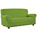 Copridivano Elasticizzato Antimacchia Con Braccioli Sagomati Made In Italy - 4 Posti Estensibile Da 200 A 260 Cm Verde Chiaro - Foto miniatura 1