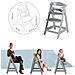 Seggiolone Sit Up Click e Fun - Incl. tavolo da pranzo e appendiabiti - Chiusura a scatto - Cresce con il bambino - Grigio - Foto miniatura 4