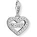 1266-051-14 - Charm Da Donna In Argento 925 Con Zirconi Bianchi - Foto miniatura 1