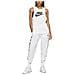 Canotta Da Donna Muscle Bianca Taglia M Cod Cw2206-100 - Foto miniatura 4