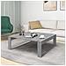 Tavolino Salotto Grigio Sonoma 100x100x35 Cm Legno Multistrato - Foto miniatura 2