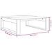 Tavolino Salotto Grigio Sonoma 100x100x35 Cm Legno Multistrato - Foto miniatura 6