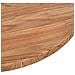 Piano Tavolo Rotondo Marrone Chiaro 50x1,5 Cm Rovere Trattato - Foto miniatura 3