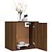 Comodino A Muro Rovere Marrone 50x30x47 Cm - Foto miniatura 4