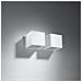 Lampada A Parete Quad 2 Bianco Sl. 0656 - Moderno Lampade Da Parete Bianco 11x26x12 Cm - Foto miniatura 2