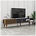 Mobile Tv Design Legno E Antracite 180 Cm Nola - Foto miniatura 4