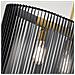 Lampadario Contemporaneo Linara Acciaio Nero Ottone Naturale Ottone 5 Luci E27 - Foto miniatura 3