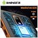 Smartphone Antishock Waterproof Iron Va Touchscreen Autonomia 28 Ore, Nero / Arancione - Foto miniatura 7