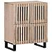 Credenza 60x34x75 Cm In Legno Massello Di Mango - Foto miniatura 1