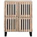 Credenza 60x34x75 Cm In Legno Massello Di Mango - Foto miniatura 3