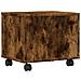 Supporto Per Stampante Con Ruote Rovere Fumo 41x32x34,5 Cm - Foto miniatura 6