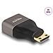 Adattatore Hdmi Mini-c Maschio A A Femmina 8k 60 Hz Grigio Metallo - Foto miniatura 1