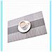 Set Di 2 Tovagliette Classiche Marroni Per Hotel E Ristoranti Grey - Foto miniatura 2