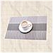 Set Di 2 Tovagliette Classiche Marroni Per Hotel E Ristoranti Grey - Foto miniatura 3