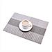 Set Di 2 Tovagliette Classiche Marroni Per Hotel E Ristoranti Grey - Foto miniatura 1