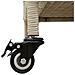 Contenitore da Giardino con Ruote Grigio Chiaro Polyrattan - Foto miniatura 3