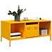 Tavolino Giallo 101,5x50x43,5 Cm Acciaio Laminato A Freddo - Foto miniatura 3