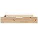 Cassettoni Letto con Ruote 2 pz 90x55x17 cm Legno Massello Pino - Foto miniatura 4