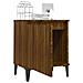 Lusso Casadino -  Comodino Con Gambe In Metallo Rovere Marrone 40x30x50 Cm - Foto miniatura 3
