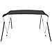 Bimini Di Prua Con Tendalino A 3 Archi Antracite 183x196x137 Cm - Foto miniatura 2