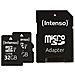 Doppelpack microSDHC 32GB UHS-I Premium inkl. SD-Adapter - High Capacity SD (MicroSDHC) Classe 10 - Foto miniatura 1