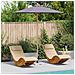 Parasol da giardino  Grigio scuro 240x260 cm in Bamboo - Foto miniatura 2